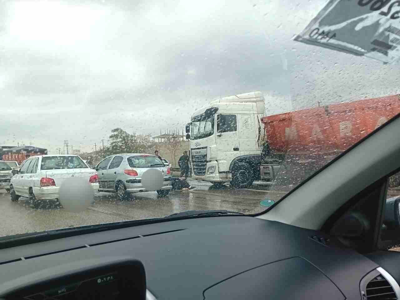 تصادف زنجیره‌ای در آزاد راه تهران - تبریز خبرساز شد +ویدئو